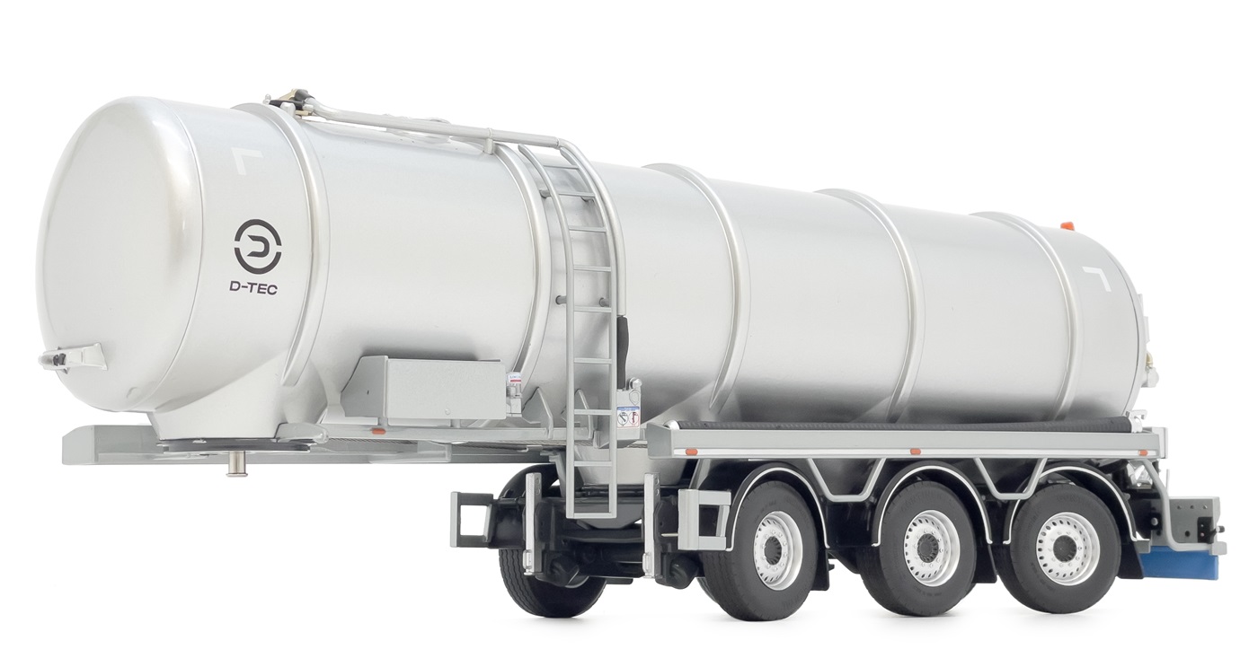 D-Tec Tank trailer Lichtgrijs - 1:32